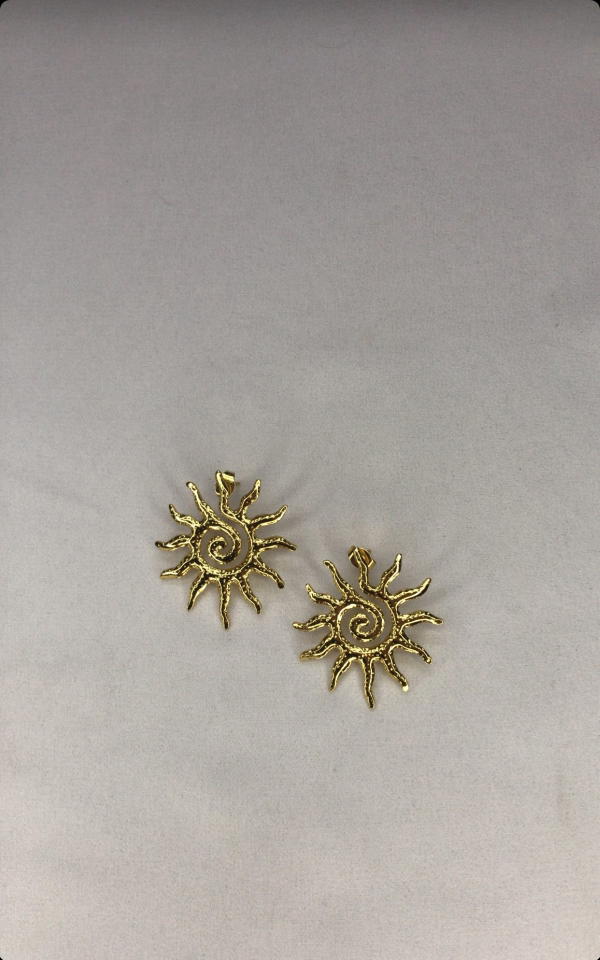 rapunzel sun earrings  Image 3 Preview