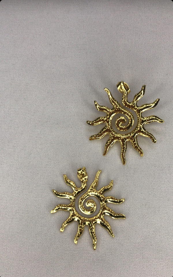 rapunzel sun earrings  Image 5 Preview