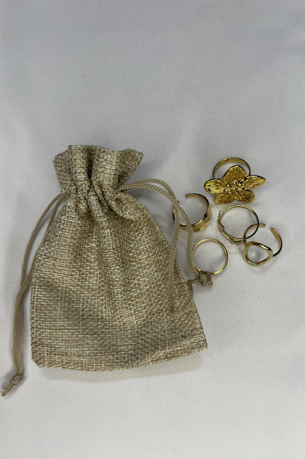 scoop rings (gold )  Image 2 Preview