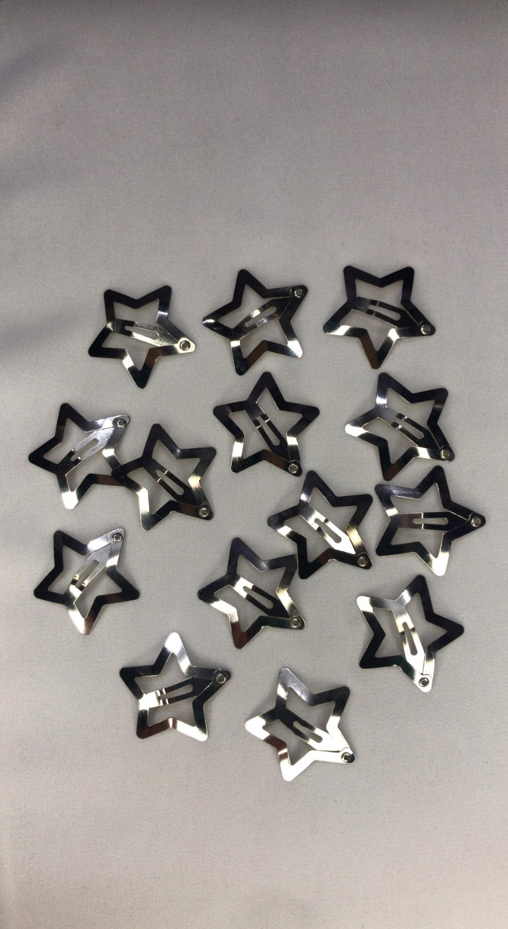 silver star clips  Preview Image