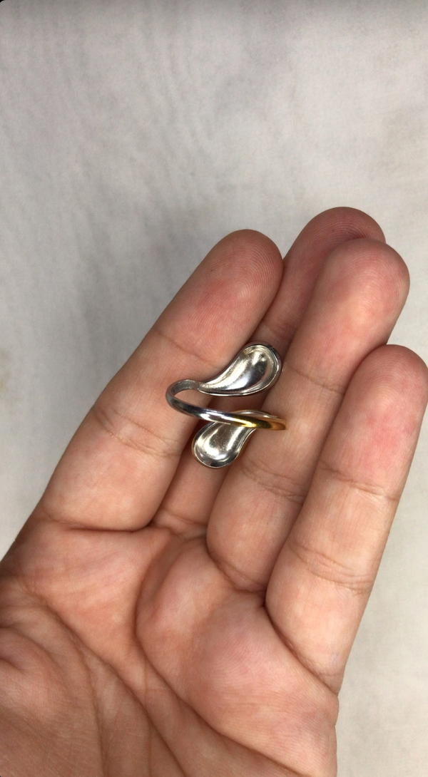 silver & gold ring Image 3 Preview