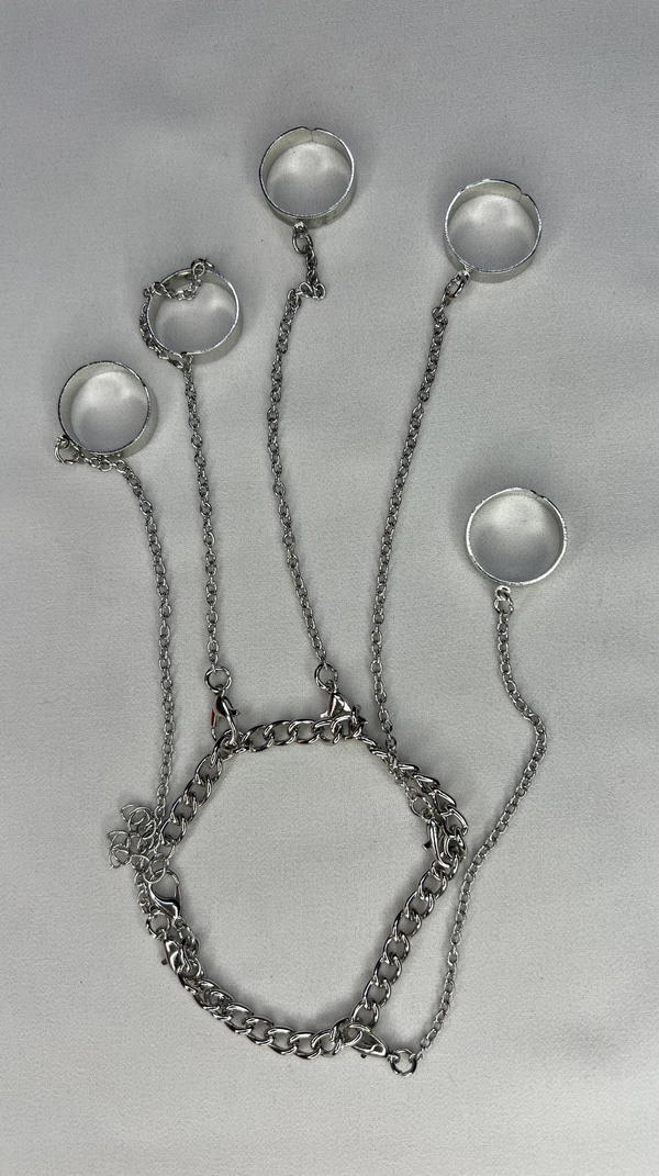 silver fingers chains  Image 2 Preview