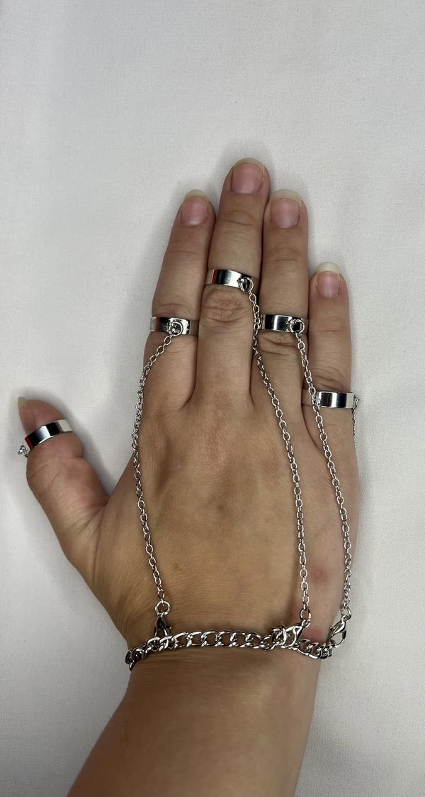 silver fingers chains  Image 5 Preview