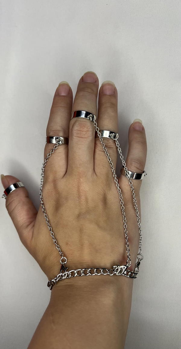 silver fingers chains  Image 6 Preview