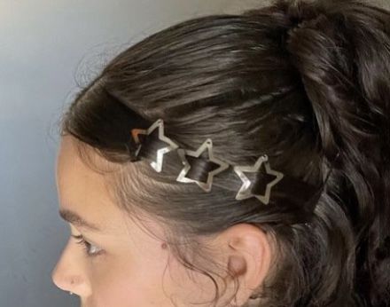 silver star clips  Image 7 Preview