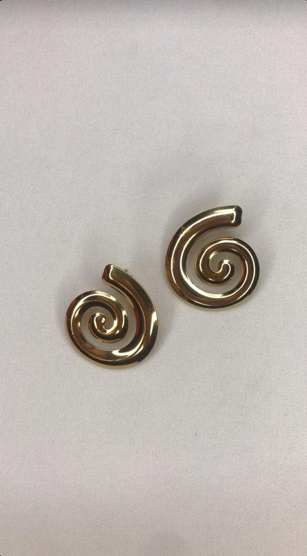 spiral earrings Image 7 Preview