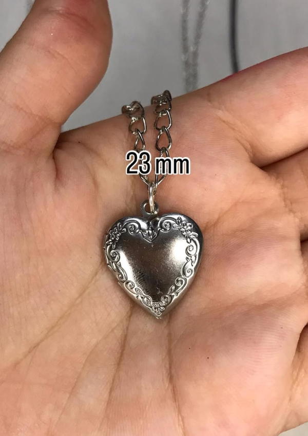 stainless heart necklace  Image 4 Preview