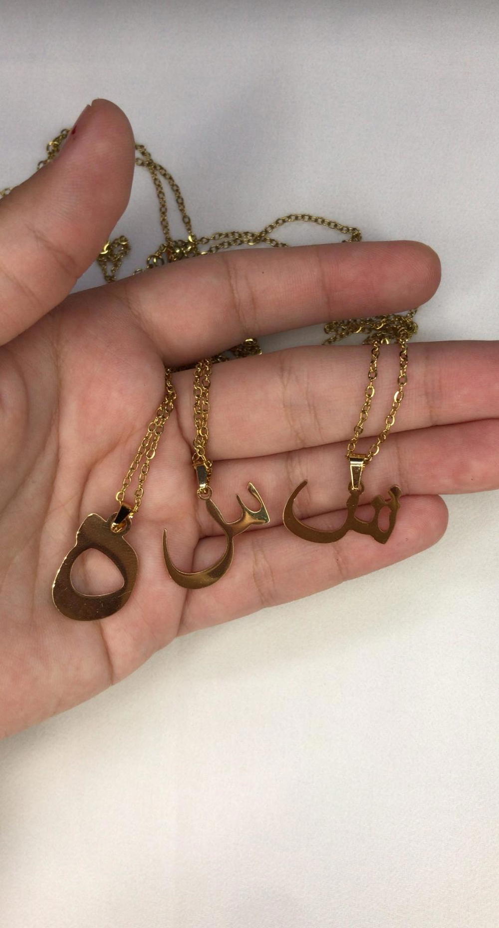 stainless letters's necklace (Arabic) Preview Image