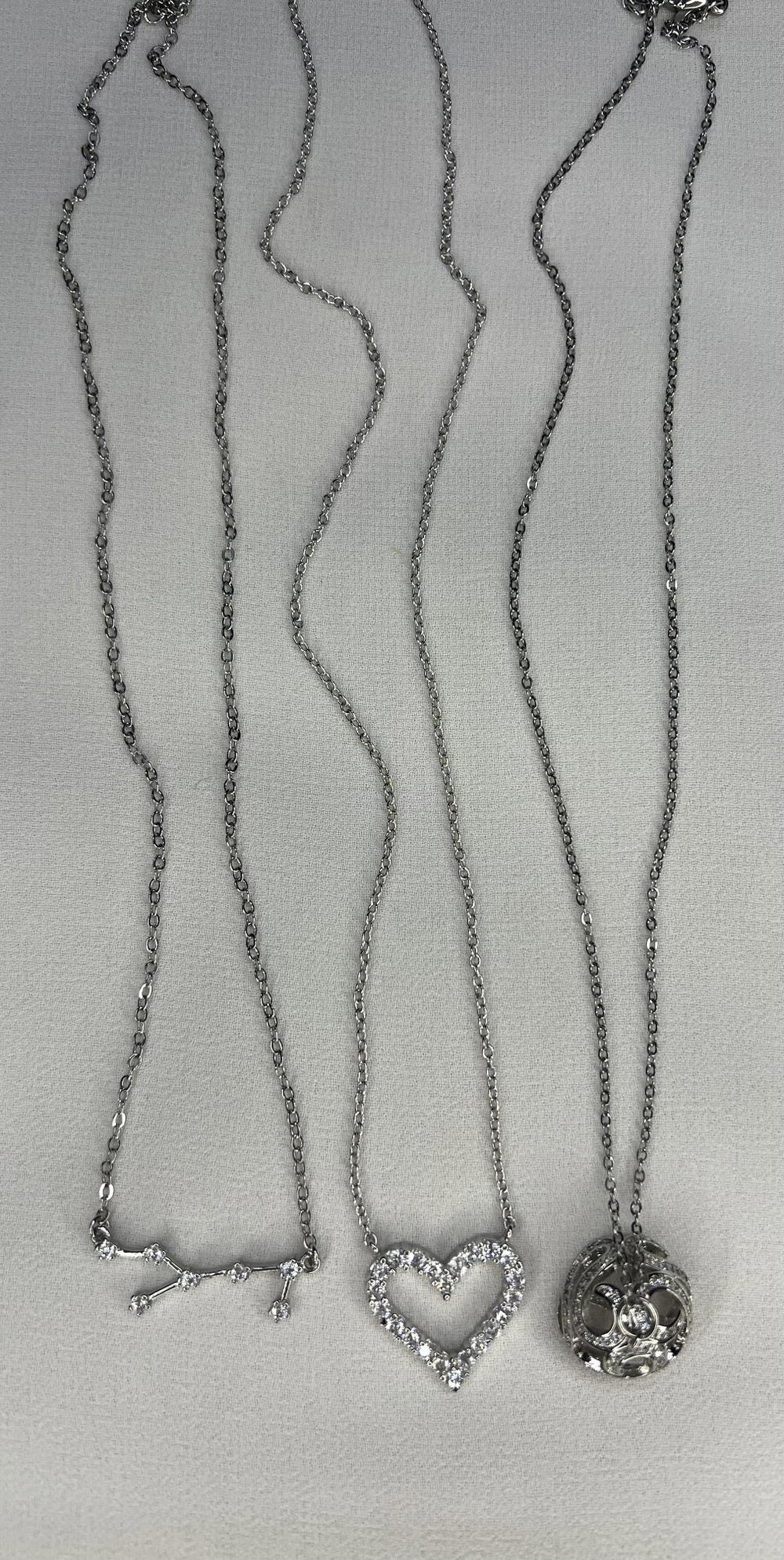 stainless silver necklace  Preview Image