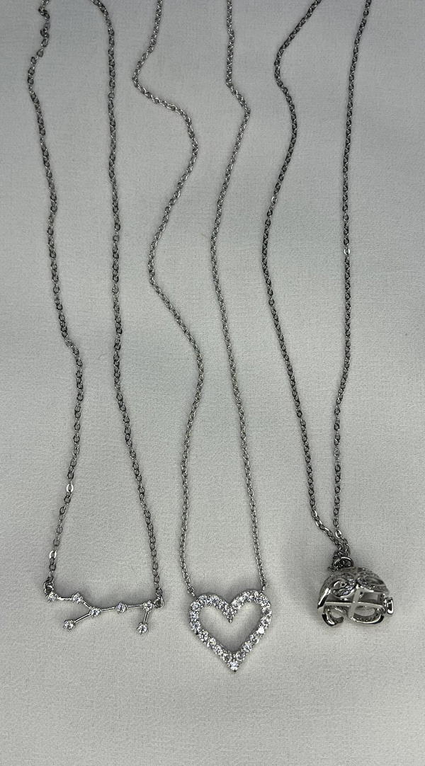 stainless silver necklace  Image 2 Preview