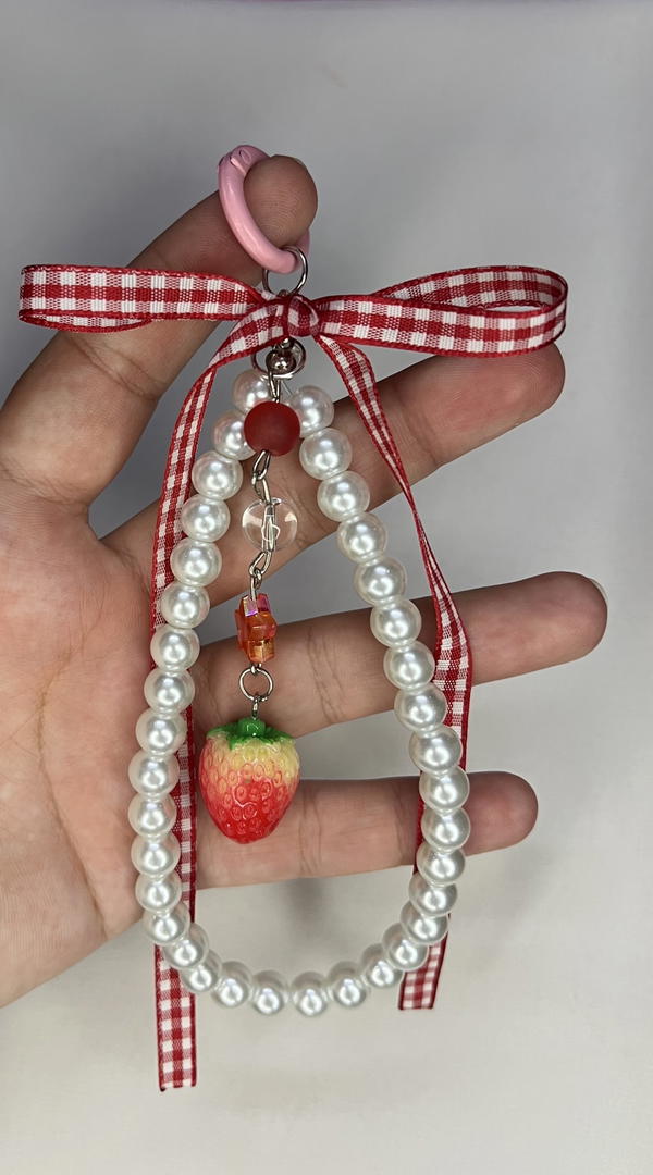 strawberry bag charm  Image 2 Preview