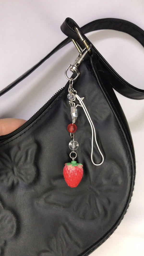strawberry bag&phone chain Image 5 Preview