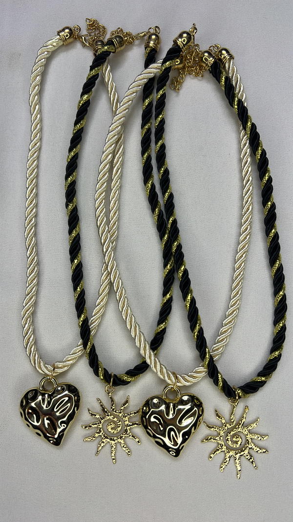 sun&heart necklaces Image 1 Preview