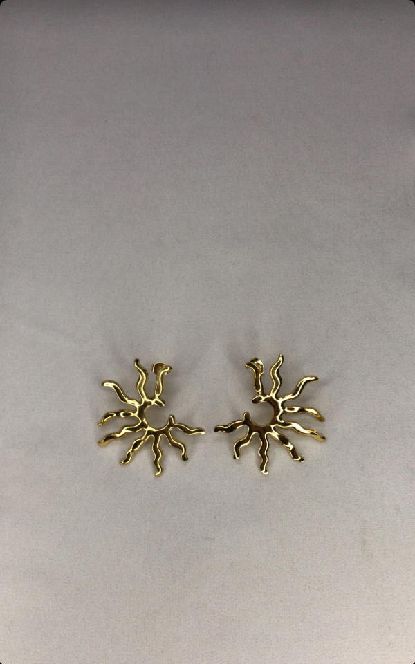 sun earrings  Image 3 Preview