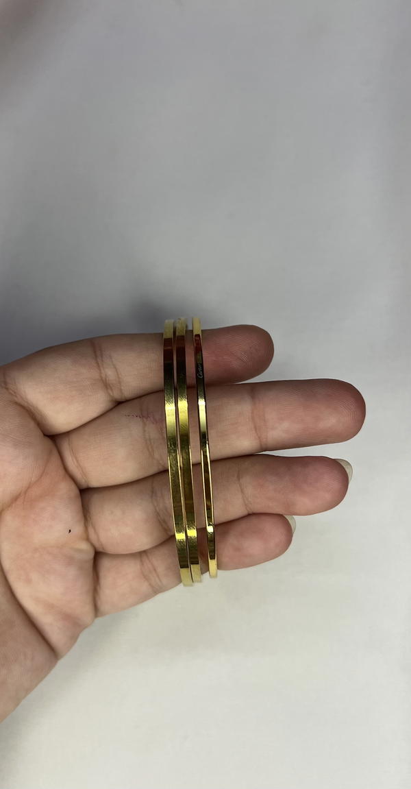 thin stainless bangle  Image 4 Preview