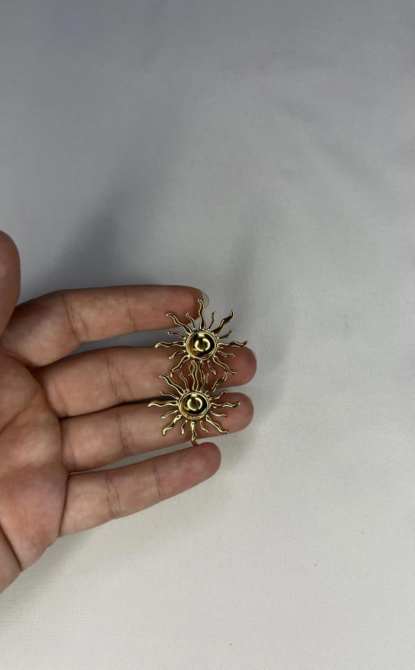 Sun earrings  Image 4 Preview