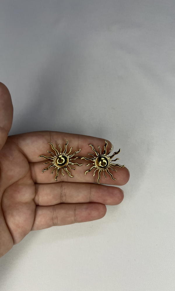 Sun earrings  Image 5 Preview