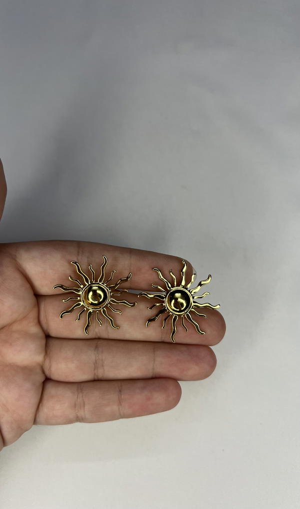 Sun earrings  Image 6 Preview
