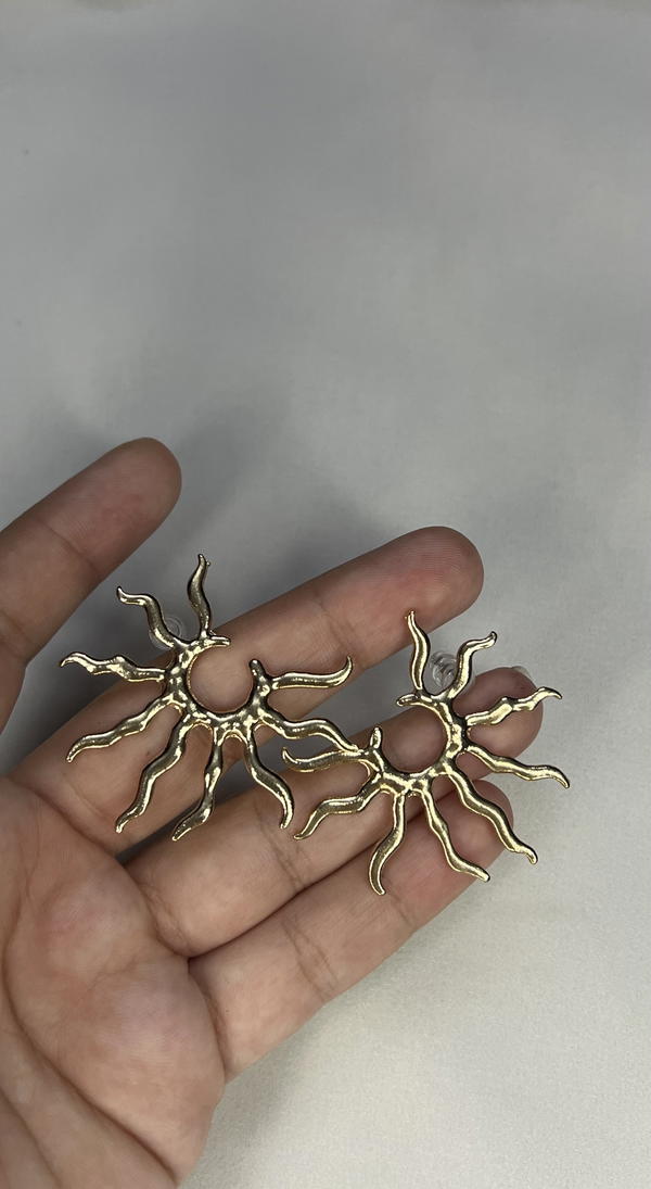 Sun earrings  Image 5 Preview
