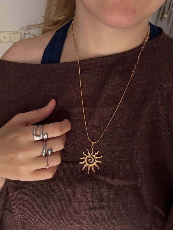 Sun necklace  Image 7 Preview