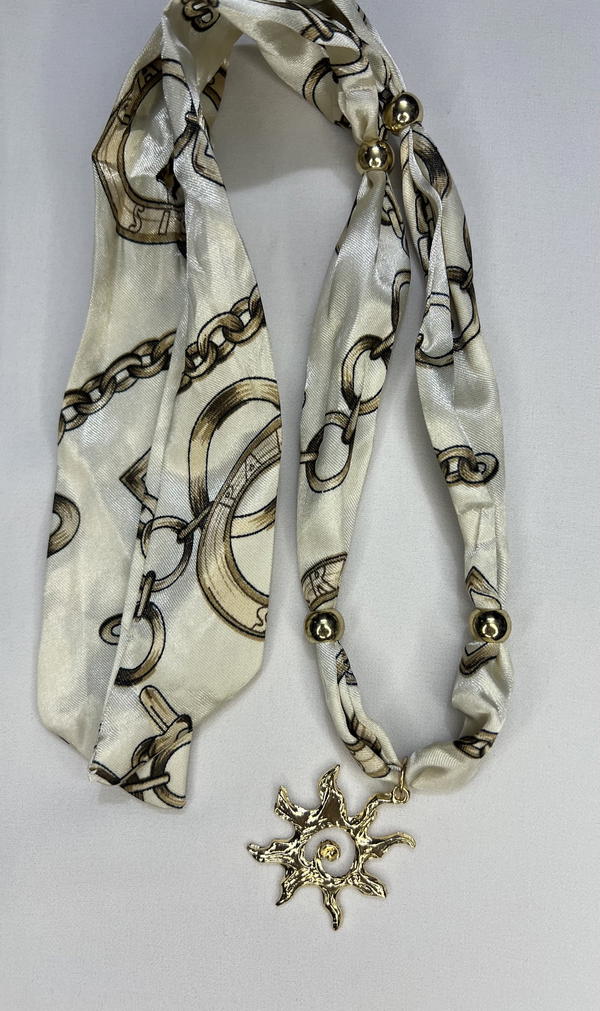 Sun scarf necklace  Image 5 Preview