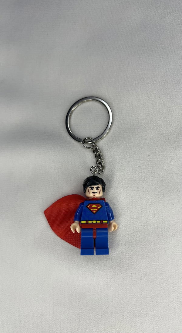 Superman Lego keychain Image 7 Preview