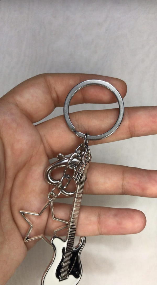 white guitar bag charm  Image 4 Preview