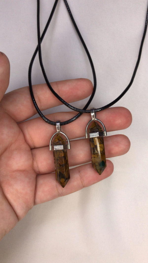 woody crystal necklace  Image 5 Preview
