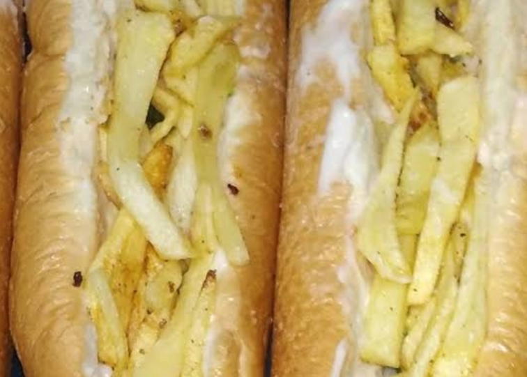 fries sandwich Preview Image