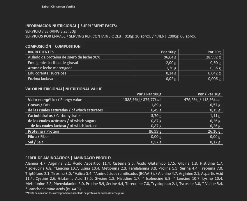 BigMan Zero Isolate Whey 1Kg Image 2 Preview