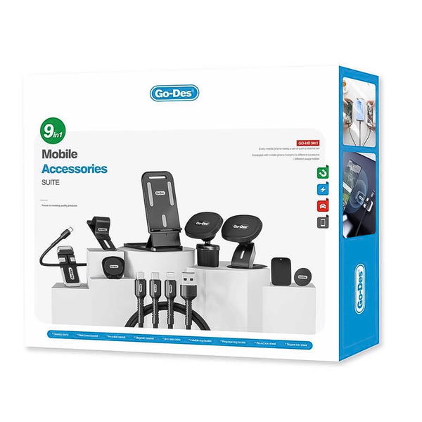 مجموعة اكسسورات الجوال 9 في 1 Image 4 Preview