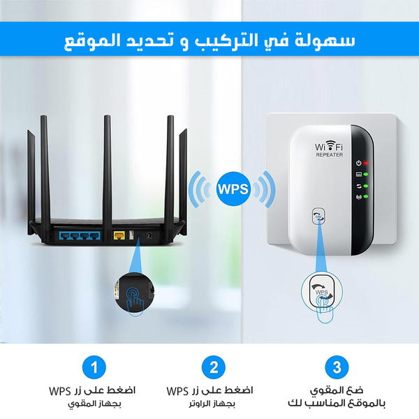 مقوي واي فاي لا سلكي Image 4 Preview
