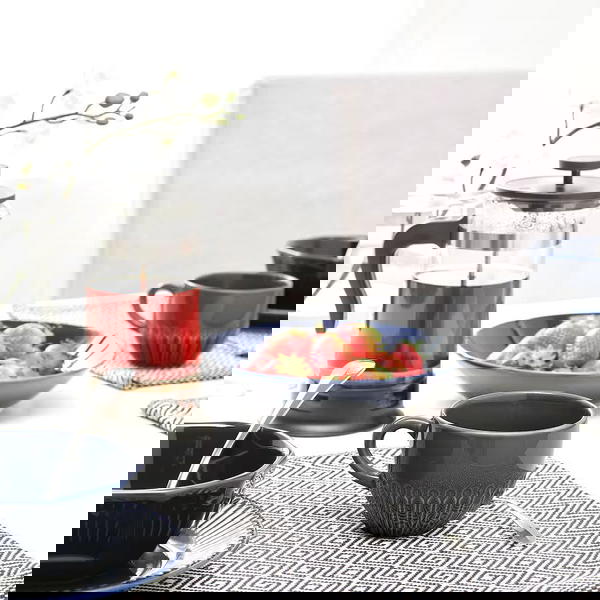 STRIMMIG كوب, خزف ، رمادي لامع 360 مللي. اخضر لامع 360 مللي. كحلي لامع 360 مللي. Image 2 Preview