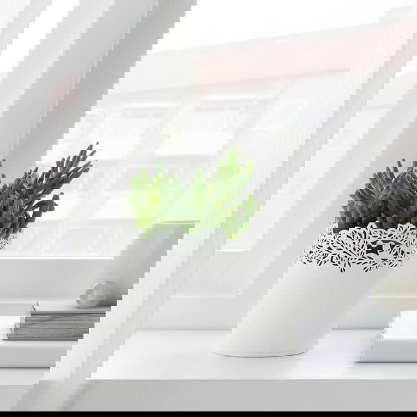SAMVERKA وعاء نباتات, أبيض 9 سم Image 3 Preview