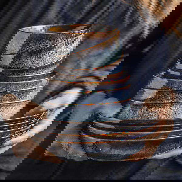 GLADELIG 4صحن عميق, أزرق, 21 سم ، خزف حجري  Image 1 Preview