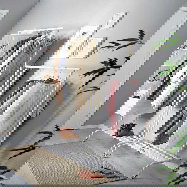 RIGGA  حامل ملابس, أبيض Image 3 Preview