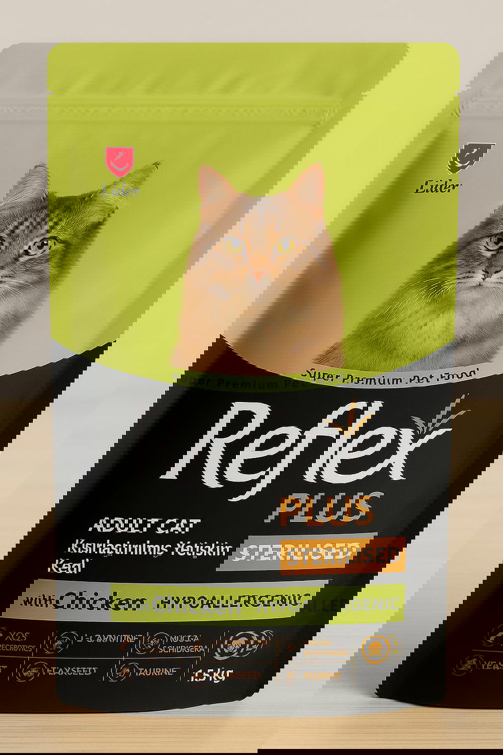 كارتون 12 كيس Reflex Plus – Adult Cat Sterilised  داري فود  مخصص للقطط البالغة (Adult Cat)  مناسب للقطط المعقمة الوزن 1.5كيلو غرام Preview Image