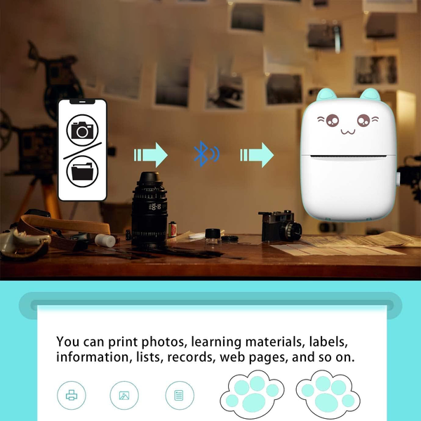 عرض قطعتين Mini Sticker Printer Image 3 Preview