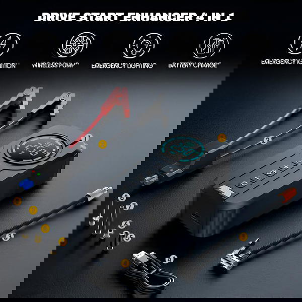 كمبروسر وباور بانك للسيارة والموبايل  Image 2 Preview