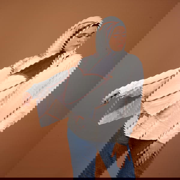 طرحة شيفون ديجيتال ماربل Image 3 Preview