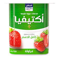 أكتيفيا زبادي كامل الدسم مخفوق بالفراولة، 120 غرام Preview Image