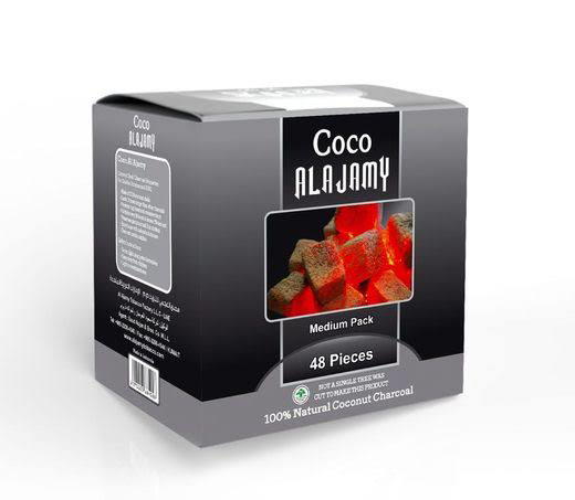 فحم العجمي جوز هند 48 حبة Image 1 Preview