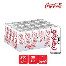 كوكا كولا مشروب غازي لايت 30 علبة × 250 مل Image 1 Preview