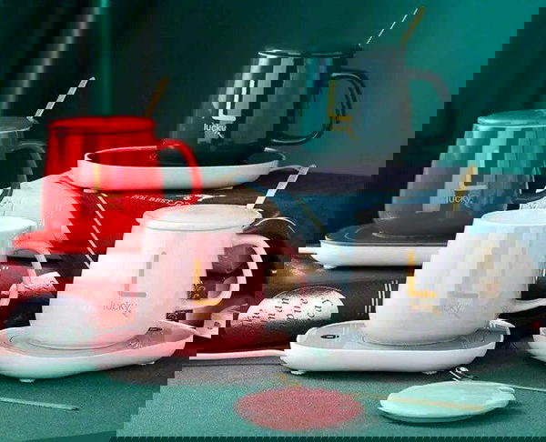 مج بورسلين مع قاعدة تسخين Image 1 Preview