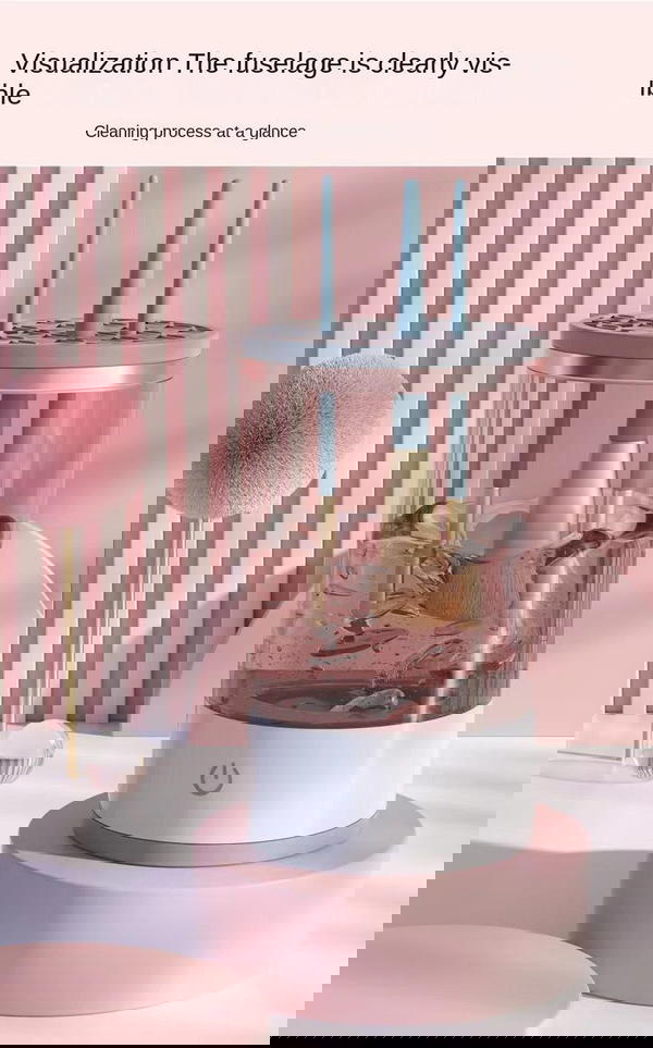 منظف فرشاة المكياج الكهربائي 3 في 1  Image 2 Preview