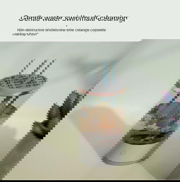 منظف فرشاة المكياج الكهربائي 3 في 1  Image 3 Preview