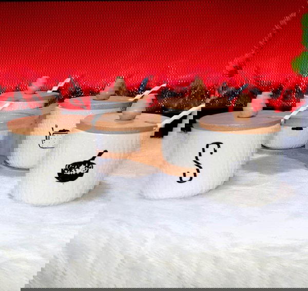 طقم توابل بورسلين Image 1 Preview