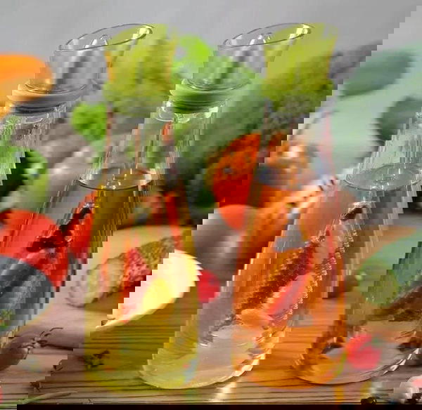 زجاجة زيت بقمع Image 2 Preview