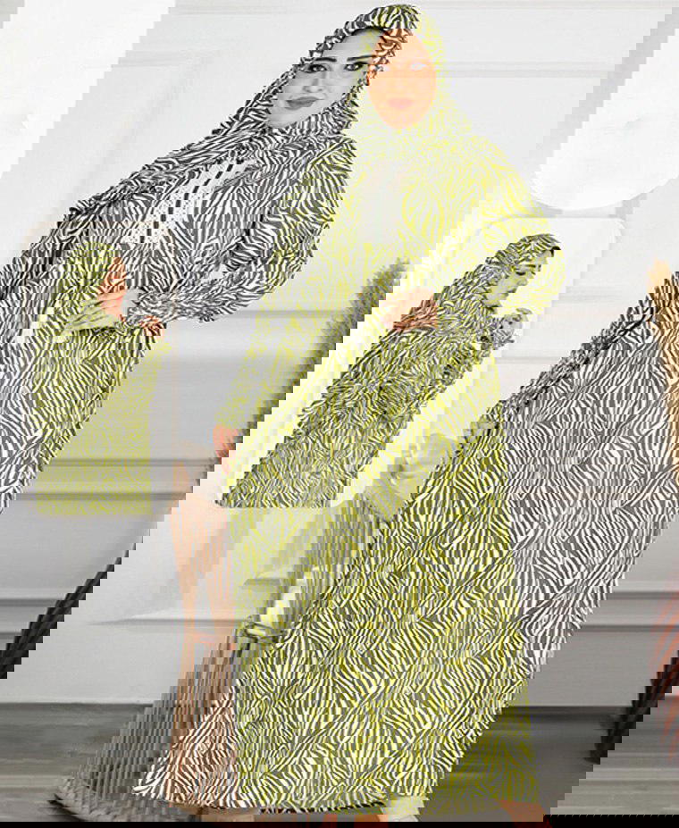إسدال حريمي مشجر - فيسكوز - مقاس XL 2XL Preview Image