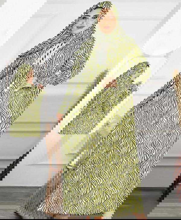 إسدال حريمي مشجر - فيسكوز - مقاس XL 2XL Image 1 Preview